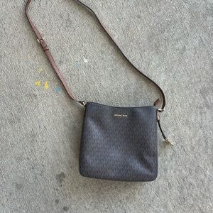 Michael Kors Dark Brown Crossbody Bag